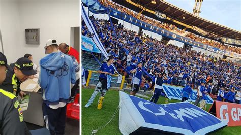 Hinchas De Millonarios Fueron Capturados En Pleno Clásico Con Santa Fe ¿qué Hicieron