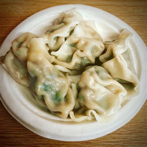 I Ate Chinese Pork Chive Dumplings Food