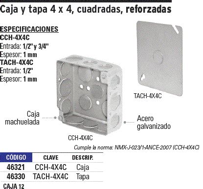 Cch X C Truper Caja Cuadrada X Reforzada Volteck