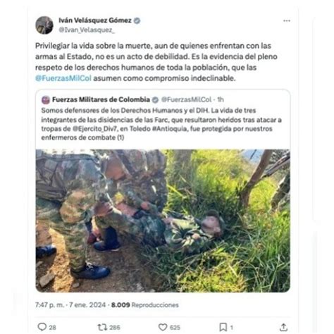 Ministro de Defensa sacó pecho por el Ejército que salvó la vida de