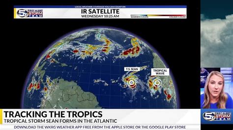 Tropical Storm Sean Forms Tracking Other Tropical Wave Youtube