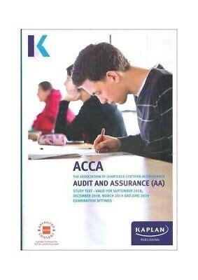 AUDIT AND ASSURANCE AA STUDY TEXT Acca Study Texts By Kaplan