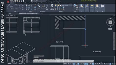 Autocad De Katlan R Mutfak Masas Izimi Quickly Conversion D To