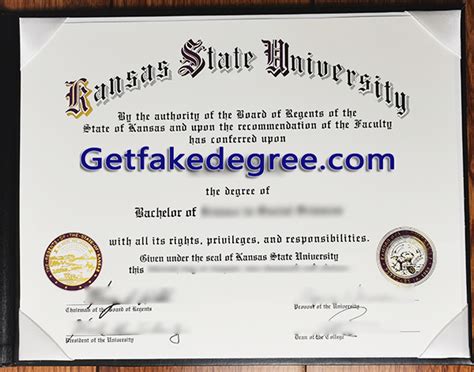 How Long To Buy Fake Kansas State University Diploma Buy Fake High