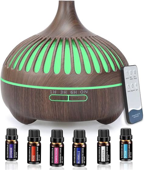 Diffusore Di Aroma Con X Ml Oli Essenziali Ad Ultrasuoni Con