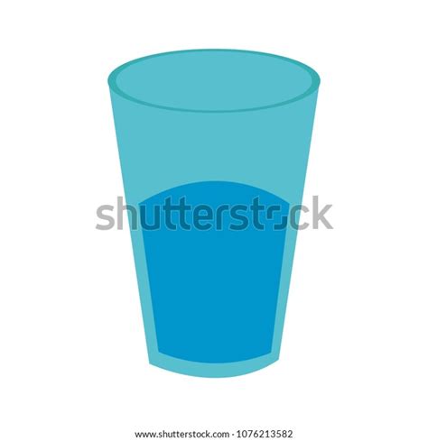 Glass Water Stock Vector Royalty Free 1076213582 Shutterstock