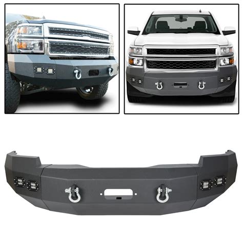 Kojem Steel Front Bumper For 14 15 Chevy Silverado 1500 Chevrolet W D