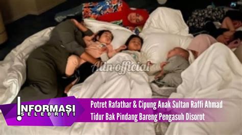 Potret Rafathar Cipung Anak Sultan Raffi Ahmad Tidur Bak Pindang