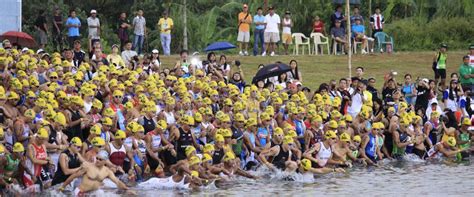 Ironman Philippines Swimming Race Start Editorial Stock Image - Image ...