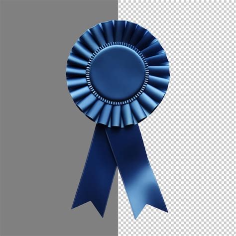 La Cinta Azul Del Premio De Tela Aislada En Un Fondo Transparente Png