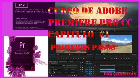 Curso De Adobe Premiere Pro CC PRIMEROS PASOS Capitulo 1 YouTube