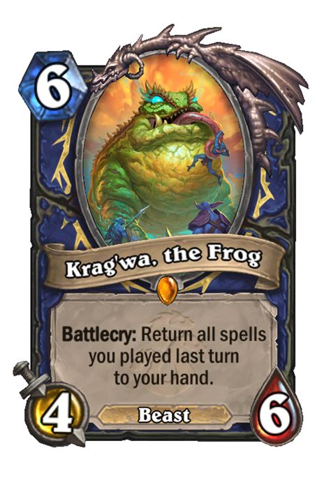 Krag Wa The Frog Best Hearthstone Decks HSReplay Net