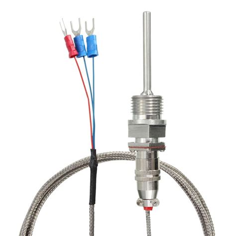 RTD PT100 Temperature Sensors 1 2 Inch NPT Threads With Detachable