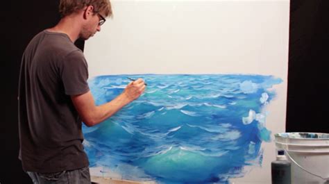 How To Paint Waves Learn With Mural Joe