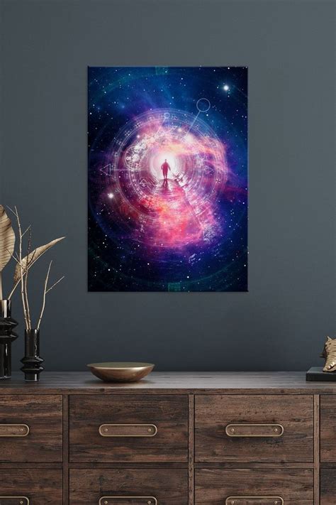 Beyond Time And Space Poster Picture Metal Print Paint By Naked