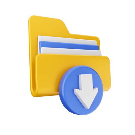 3d Folder Icon Png