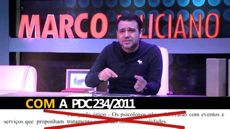 Deputado Marco Feliciano Psc Sp Explica Tudo Sobre O Projeto Cura