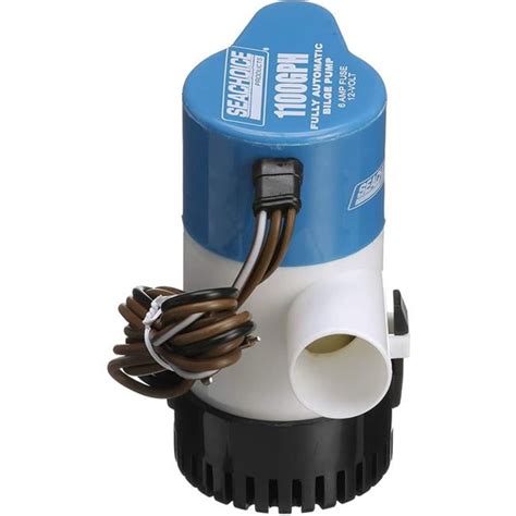 Seachoice 8065354 12V 1100 GPH Automatic Bilge Pump Walmart