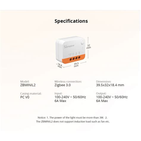 SONOFF ZBMINI L2 Extreme Zigbee Smart Switch No Neutral Required