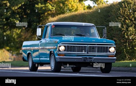 1970 Blue Ford F100 Truck Stock Photo Alamy