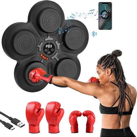 SGYU Máquina de Boxeo con Música Bluetooth Inteligente Máquina de