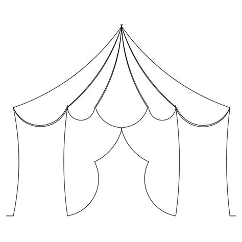 Circus Tent Coloring Pages Thiva Hellas