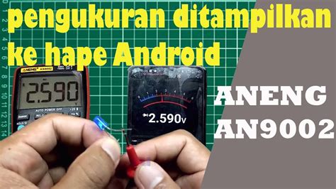 Unboxing Tes Hasil Pengukuran Aneng AN9002 Bluetooth Multimeter