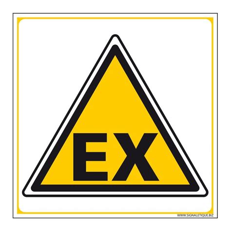 Signalisation De Danger Ex Zone Atex