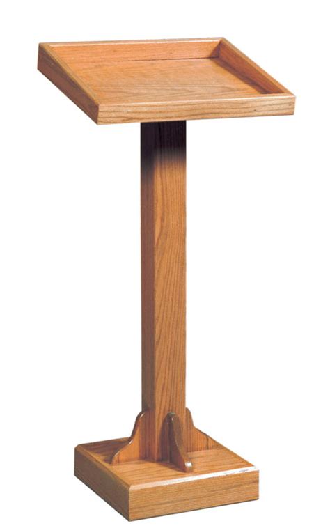 Wooden Lectern Recessed Top