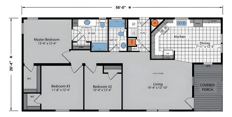 Stunning Double Wide Mobile Home with Covered Porch