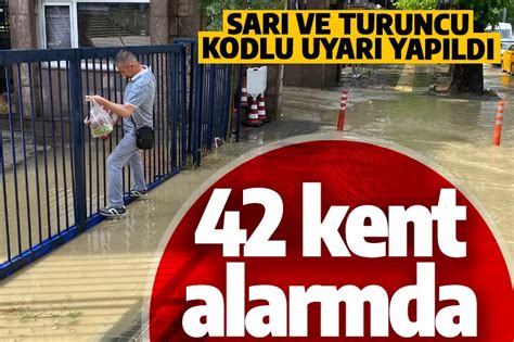 Son Dakika Kent Alarmda Meteoroloji Den Il I In Sar Ve