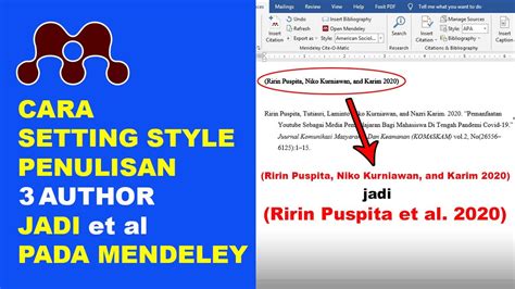 Penulisan Daftar Pustaka Et Al Yang Benar Riset