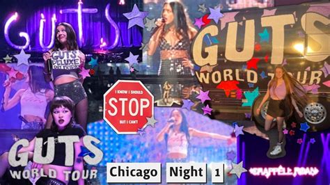 I Went To The Guts Tour Olivia Rodrigo Guts Tour Chicago Night