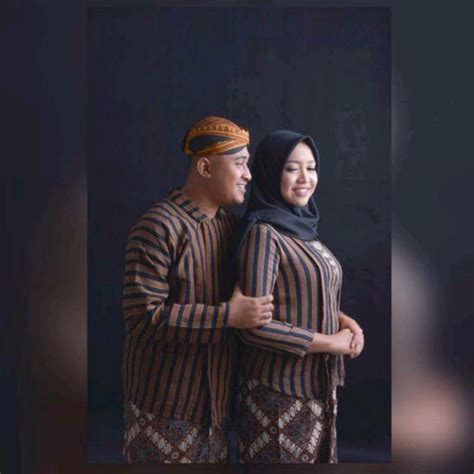 Jual Lurik Baju Adat Jawa Baju Couple Surjan Kebaya Free Blangkon