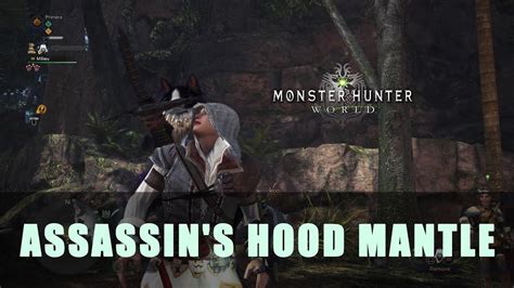 Mhw Assassins Hood Mantle Youtube