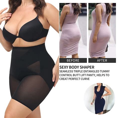 Burvogue High Waist Body Shapewear Panties Butt Lifting Body Shaper