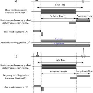 Single Shot Spatio Temporal Encoding Sequence Used In This Work Slice