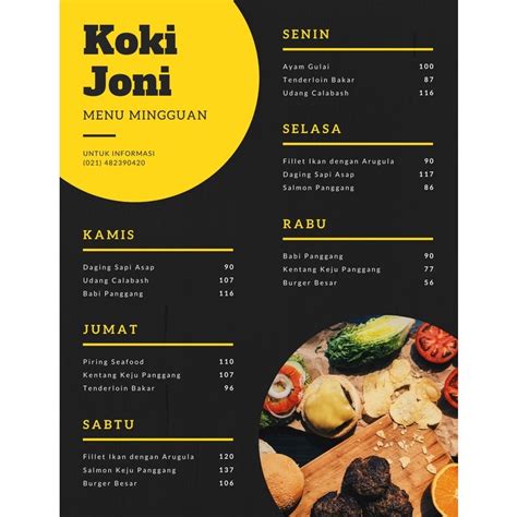 Detail Desain Daftar Menu Minuman Kekinian Koleksi Nomer