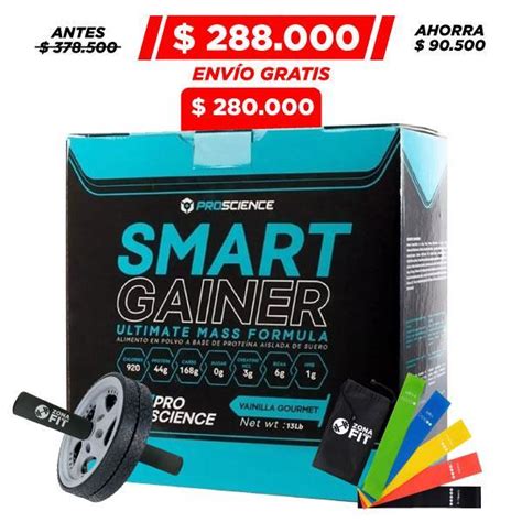 Smart Gainer 13 lb Bandas de tensión Rueda Abdominal Zona FIT