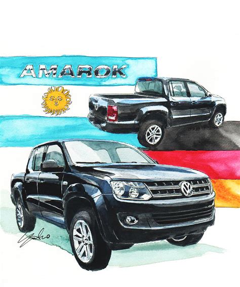 VW Amarok Painting by Yoshiharu Miyakawa - Pixels