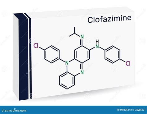 Clofazimine Molecule It Is Riminophenazine Antimycobacterial Used To