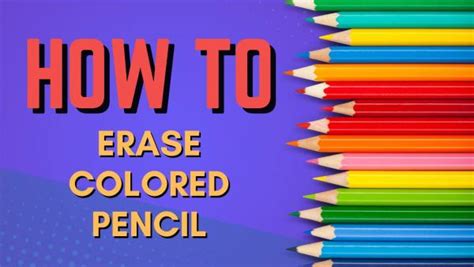 Ninja Art Tip How To Erase Colored Pencil Zen And The Art Of Art