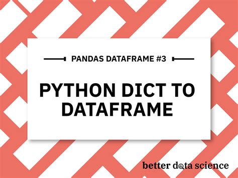 Pandas Dictionary To Dataframe Ways To Convert Dictionary To