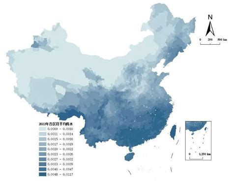 【数据分享】1950 2022年我国省市县三级逐年平均降水数据（shp格式excel格式） 哔哩哔哩