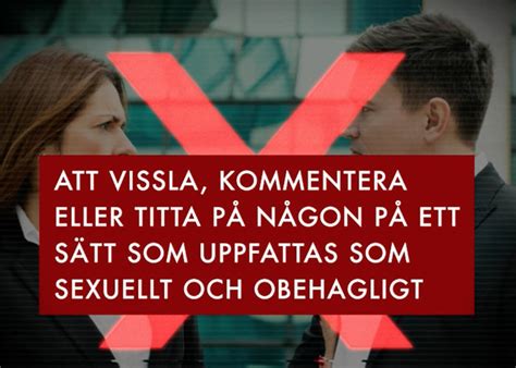 Hälften Har Utsatts Här är 6 Typer Av Sexuella Trakasserier Måbra