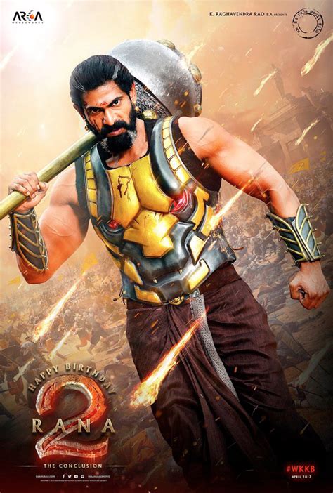 REVEALED Rana Daggubatis Look From Bahubali The Conclusion