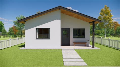 Simple House Design 2 Bedroom House Plan H1