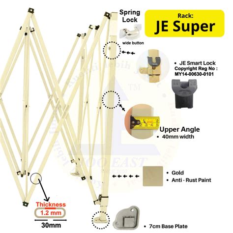 Rack Frame Heavy Duty Jesuper Joo East Brand Rangka Kanopi