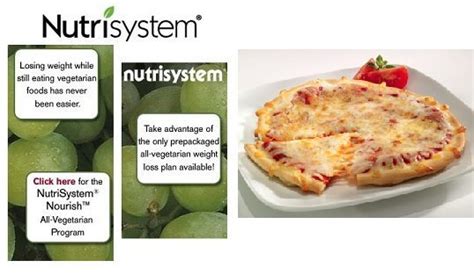 Nutrisystem All Vegetarian Weight Loss Diet Program