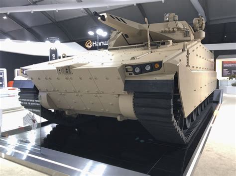 Adex 2019 Hanwha Defense Unveils Prototype Of As21 Redback Ifv